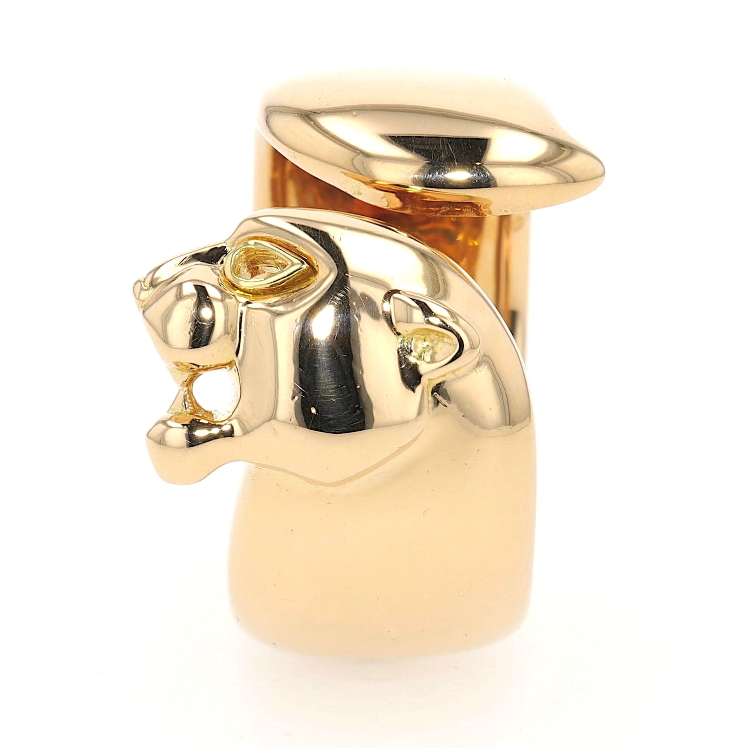 Cartier Ring Panthère in 750er Gelbold, stehend frontal