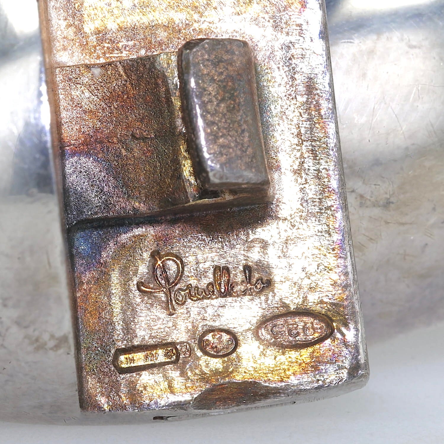 Pomellato Collier aus 925er Silber, Gravur