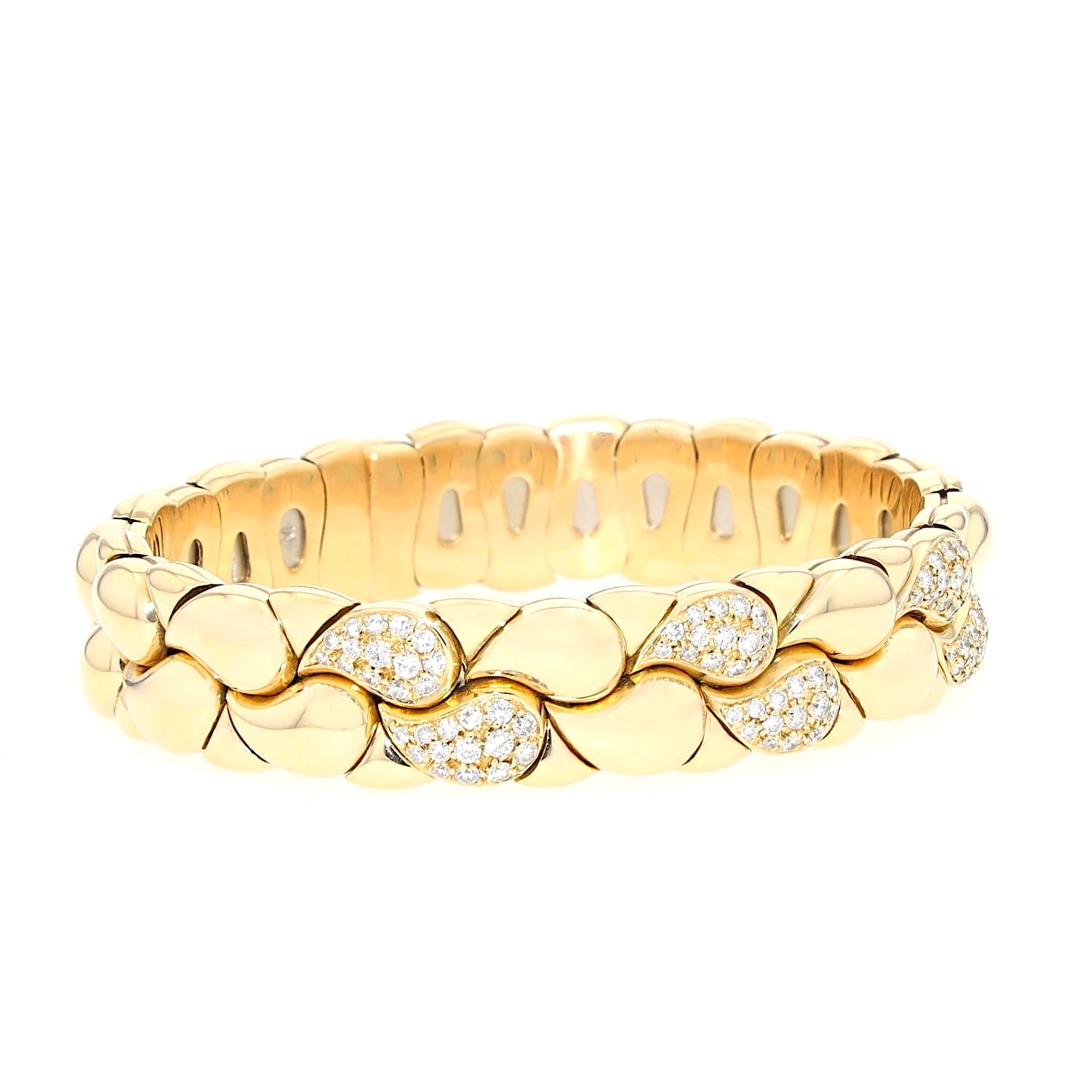 Armspange von Chopard Modell Casimir in 750er Gelbgold mit BrillantenArmspange von Chopard Modell Casimir in 750er Gelbgold mit Brillanten