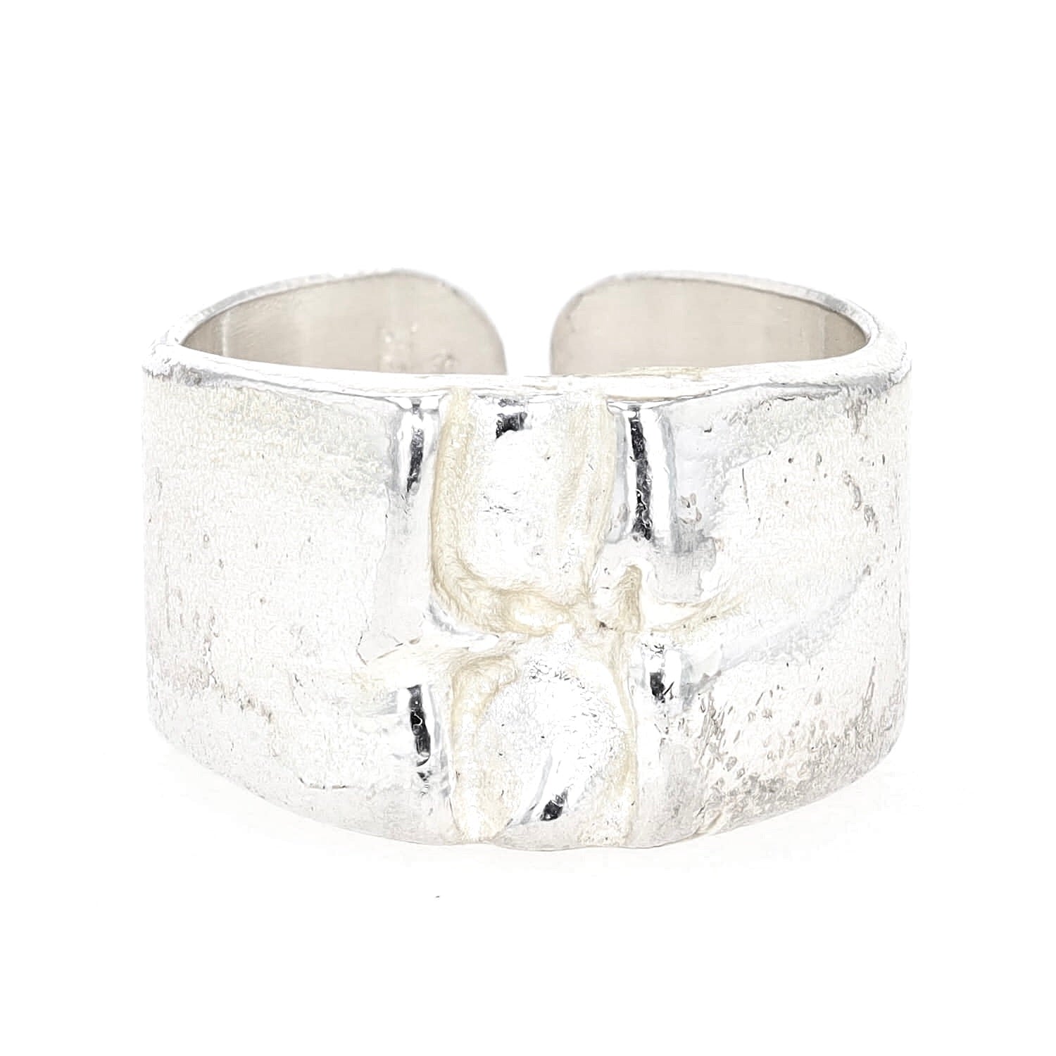 Lapponia Ring Björn Weckström in 925er Silber, liegend frontal