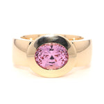 Jochen Pohl Ring in 750er Gold mit einem natürlichen, pinkfarbenen Spinell ca. 3,5 ct