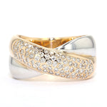 Ring in 750er Gold mit Brillanten