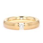 Tension ring from Christ in 585 yellow gold with a brilliants