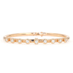 Dámaso bangle in 750 rose gold with approx. 0.62 ct brilliants