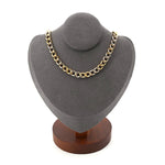 Pomellato Vintage-Kette  aus 750er Gelb- und Weißgold, an der Büste