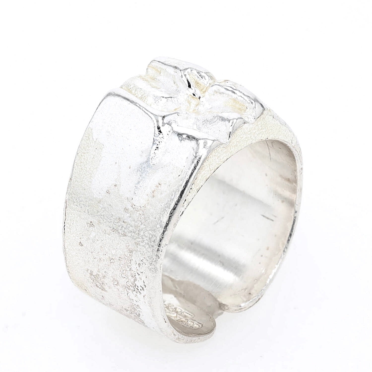 Lapponia Ring Björn Weckström in 925er Silber, stehend