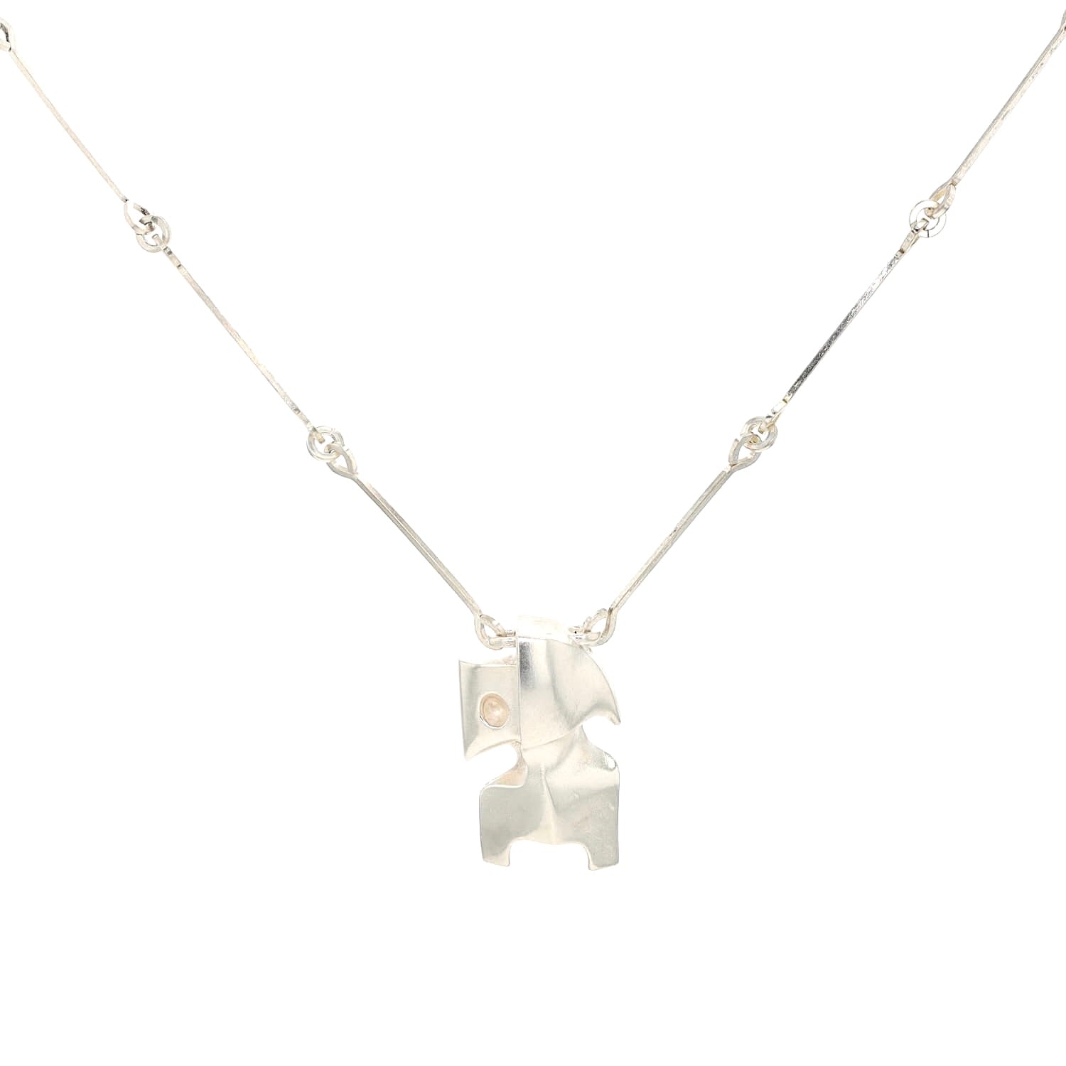 Lapponia Collier Modell Zombie in 925er Silber, hängend frontal