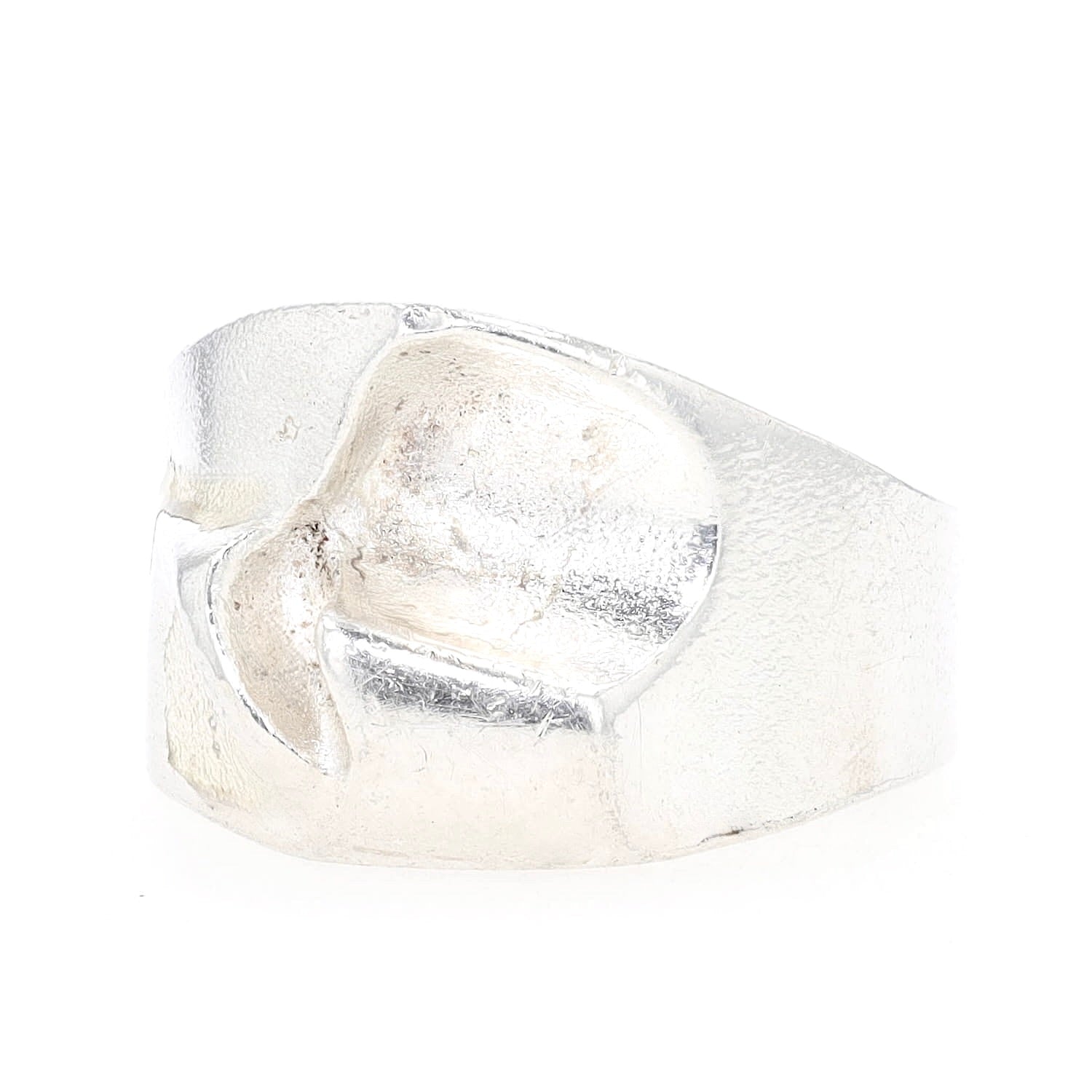 Lapponia Ring Björn Weckström in 925er Silber, liegend links gedreht