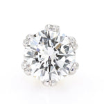 Anhänger in 750er Weißgold mit einem Brillanten ca. 1,0 ct, stehend frontal