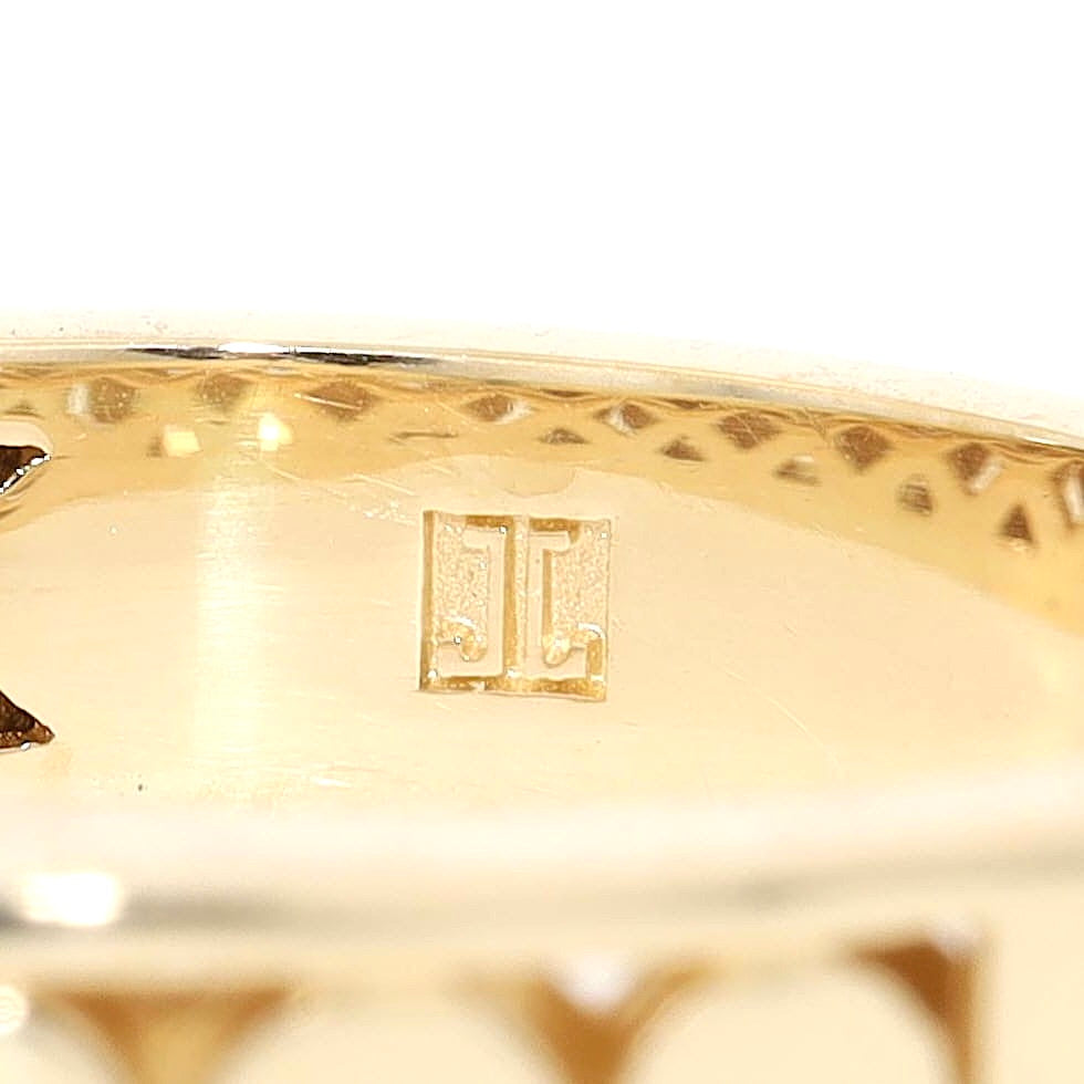 Jette Joop ring in 750 yellow gold with a brilliant, Signature